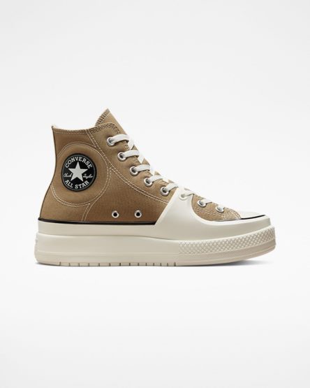 Tenisi Inalti Dama Converse Chuck Taylor All Star Construct Kaki Negrii | RO ZROUS506